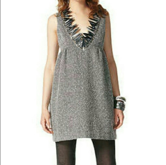 Anna Sui‎ Target Tweed Metallic Dress - Picture 1 of 4
